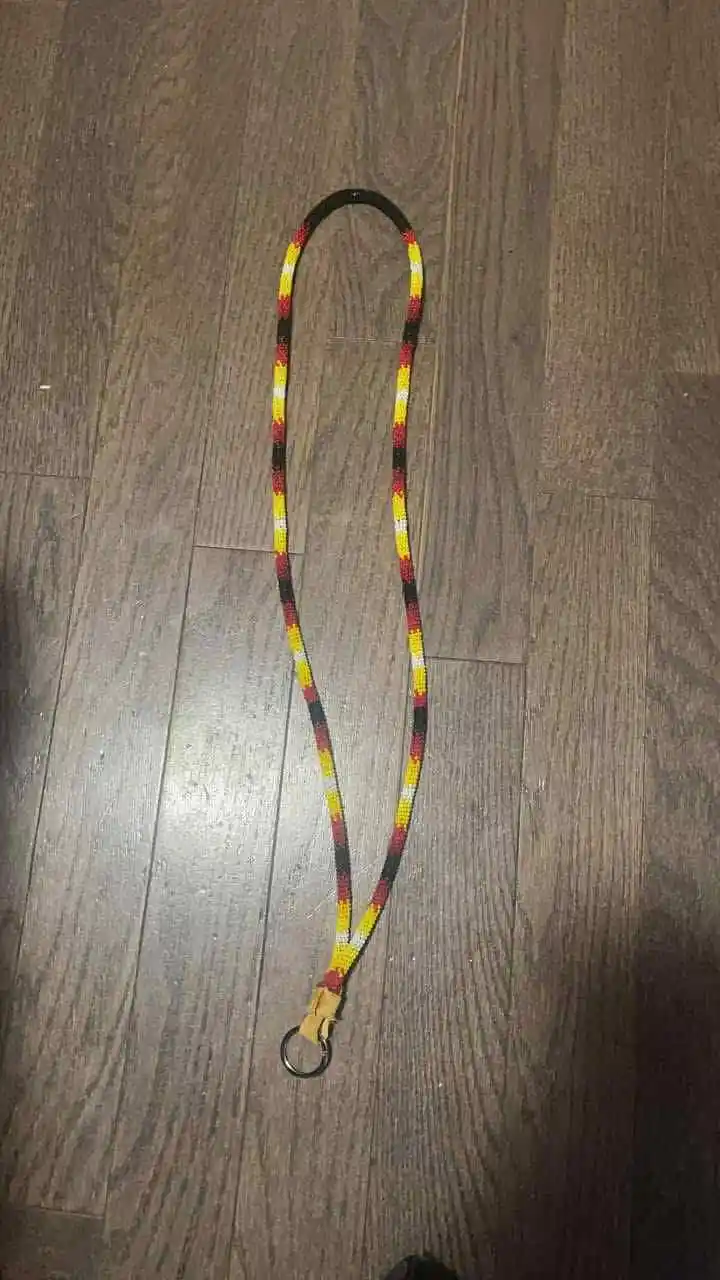 Handmade beaded lanyard design 30 from Thunder Bay